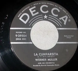 Pochette de La Cumparsita / Tango Desire de Werner Müller und sein Orchester