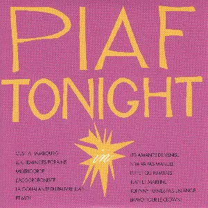 Pochette Piaf Tonight