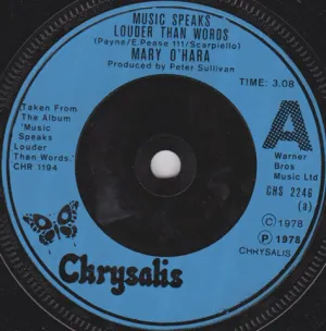 Pochette de Music Speaks Louder Than Words / Oceans Away de Mary O’Hara