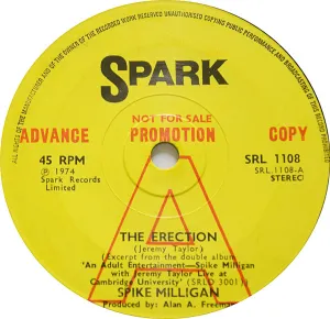 Pochette de The Erection de Spike Milligan