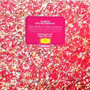 Pochette de Sämtliche Violinsonaten • Violin Sonatas (Complete) • Intégrale des sonates pour violon de Wilhelm Kempff - Ludwig van Beethoven - Yehudi Menuhin