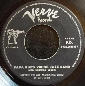 Pochette de Listen to Me Mocking Bird / You Always Hurt the One You Love de Papa Bue’s Viking Jazzband