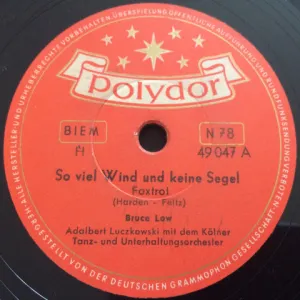Pochette de So viel Wind und keine Segel de Bruce Low