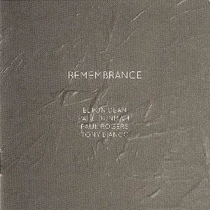 Pochette de Remembrance de Paul Rogers - Paul Dunmall