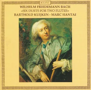 Pochette de Six Duets For Two Flutes de Wilhelm Friedemann Bach - Barthold Kuijken
