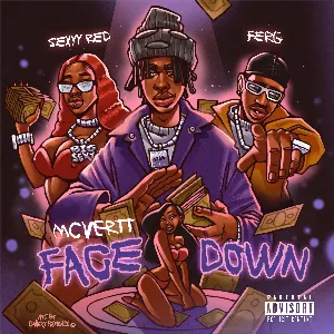 Pochette de Face Down de Sexyy Red - A$AP Ferg