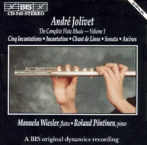 Pochette de André Jolivet: The Complete Flute Music – Volume 1 de André Jolivet - Roland Pöntinen