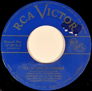 Pochette de Yes! We Have No Bananas / Yaaka Hula Hickey Dula de Spike Jones and His City Slickers