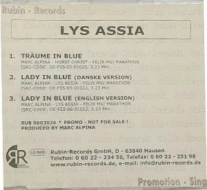 Pochette de Träume in Blue de Lys Assia