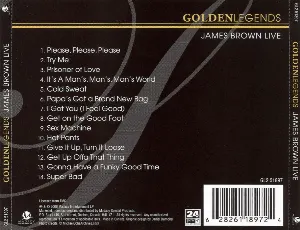 Pochette Golden Legends: James Brown Live
