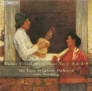 Pochette de Choros nos 1 · 4 · 6 · 8 · 9 de Orquestra Sinfônica do Estado de São Paulo - Heitor Villa‐Lobos - John Neschling