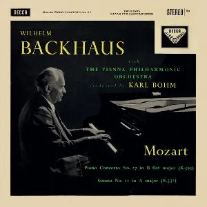 Pochette de Piano Concerto no. 27 / Piano Sonata no. 11 de Wolfgang Amadeus Mozart - Wilhelm Backhaus