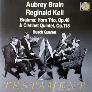 Pochette de Horn Trio & Clarinet Quintet de Rudolf Serkin - Busch Quartet - Johannes Brahms