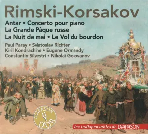 Pochette de Antar / Concerto pour piano / La Grande Pâque russe / La Nuit de mai / Le Vol du bourdon de Sviatoslav Richter - Nikolai Rimsky‐Korsakov - Paul Paray - Eugene Ormandy - Constantin Silvestri