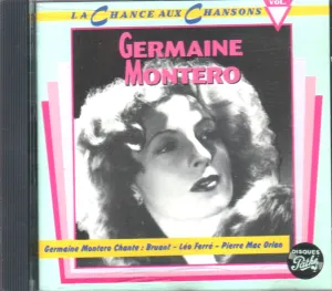 Pochette de Germaine Montero chante : Bruant – Léo Ferré – Pierre Mac Orlan de Germaine Montero