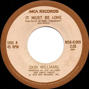 Pochette It Must Be Love / Not a Chance