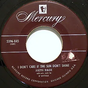 Pochette I Don’t Care If the Sun Don’t Shine / I’m Gonna Paper All My Walls With Love Letters