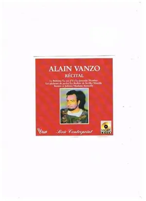 Pochette de Récital de Alain Vanzo