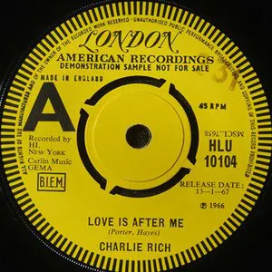 Pochette Love Is After Me / Pass On By