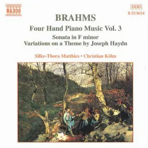 Pochette Four Hand Piano Music, Volume 3: Sonata in F minor / Variations on a Theme by Joseph Haydn