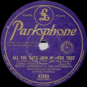 Pochette de All the Cats Join In / Ev'ry Time de Benny Goodman and His Orchestra