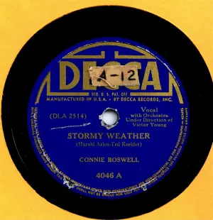 Pochette de Stormy Weather / Gee! But I Hate to Go Home Alone de Connee Boswell