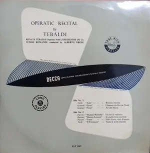 Pochette de Operatic Recital by Tebaldi de Renata Tebaldi - Orchestre de la Suisse Romande - Alberto Erede