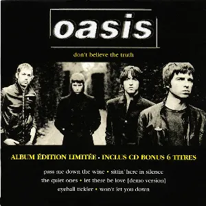 Pochette de Don't Believe The Truth (album édition limitée) de Oasis