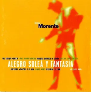 Pochette de Alegro soleá y fantasía de cante jondo de Enrique Morente