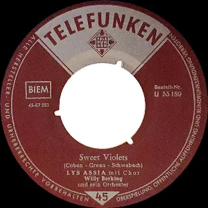 Pochette de Sweet Violets / Eine Blume, eine Blume de Lys Assia