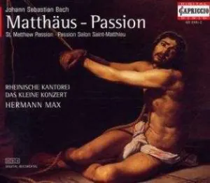 Pochette de Matthäus-Passion de Johann Sebastian Bach - Hermann Max - Das Kleine Konzert