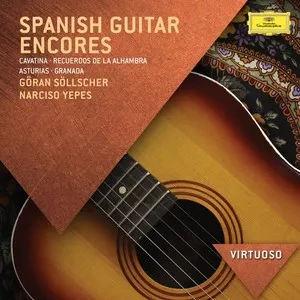 Pochette de Spanish Guitar Encores de Narciso Yepes - Göran Söllscher