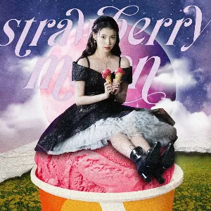 Pochette de strawberry moon de IU