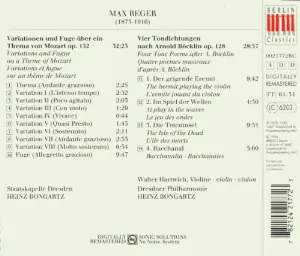 Pochette Mozart-Variationen, op. 132 / Böcklin-Suite, op. 128