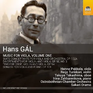 Pochette de Music for Viola, Volume One de Sakari Oramo - Hans Gál - Keski‐Pohjanmaan Kamariorkesteri