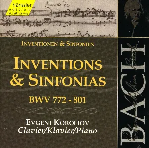 Pochette Inventionen & Sinfonien, BWV 772–801