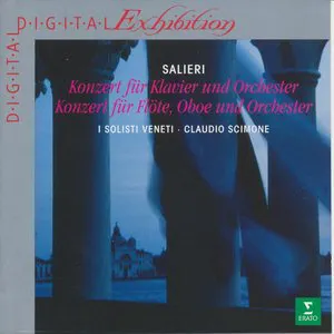 Pochette Antonio Salieri: Piano Concerto in B-flat, Concerto for Flute & Oboe / Francesco Salieri: Sinfonia 