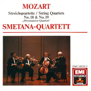 Pochette de Streichquartette / String Quartets No. 18 & No. 19 „Dissonanzen-Quartett“ de Smetana Quartet