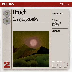 Pochette de The Complete Symphonies de Kurt Masur - Gewandhausorchester Leipzig - Max Bruch