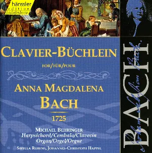 Pochette Clavier‐Büchlein für Anna Magdalena Bach, 1725