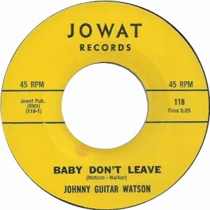 Pochette Baby Don't Leave / Ain't Gonna Move