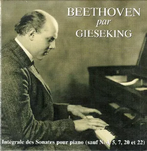 Pochette Beethoven par Gieseking