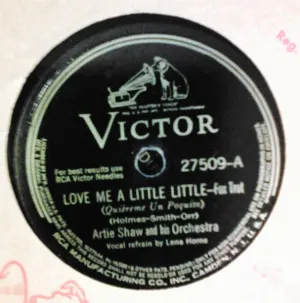 Pochette de Love Me a Little Little / Don't Take Your Love From Me de Artie Shaw and His Orchestra