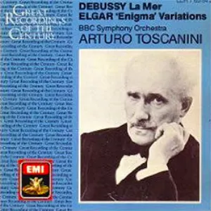 Pochette Debussy La Mer, Elgar Enigma Variations