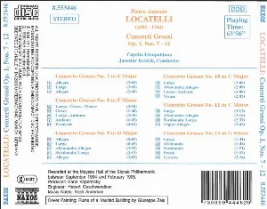 Pochette Concerti Grossi, op. 1, nos. 7-12