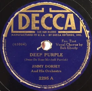 Pochette de Deep Purple / Fate (It Was Fate When I First Met You) de Jimmy Dorsey and His Orchestra