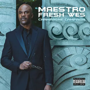 Pochette de Champagne Campaign de Maestro Fresh‐Wes