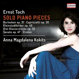 Pochette de Solo Piano Pieces de Ernst Toch