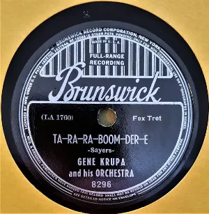 Pochette de Ta-Ra-Ra-Boom-Der-E / Apurksody de Gene Krupa and His Orchestra