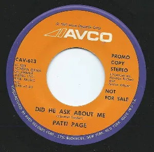 Pochette Did He Ask About Me / Less Than the Song